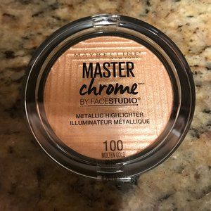 MAYBELLINE MSTR CHROME 100 MOLTEN GLD BYFACESTUDIO